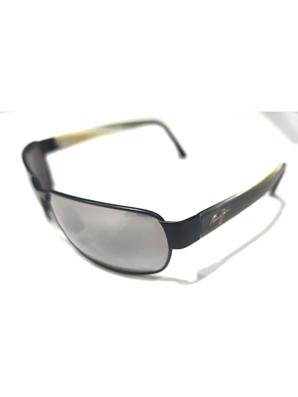 Maui Jim MJ249-2M Black Coral Wrap Unisex Sunglasses 65/16 115 Missing Nose Pad
